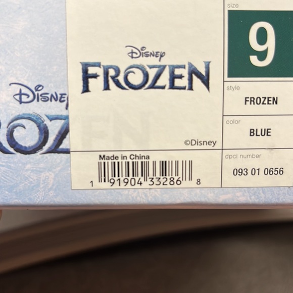 NWT DISNEY Frozen Light-Up Shoes Sz 9 Girls - Picture 7 of 7